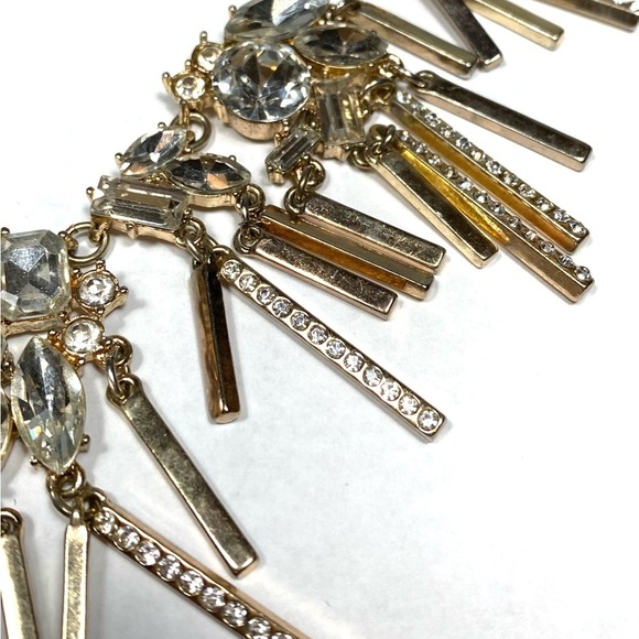 BaubleBar Necklace Rhinestones Bling Statement 17.5”+2” - Picture 12 of 16